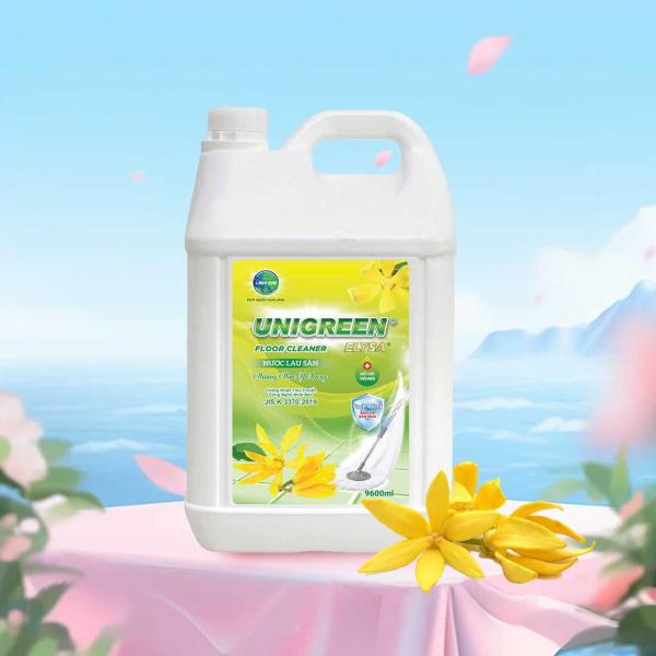 Nước lau sàn Uni Green 9600ml - Hương Hoa Ylang