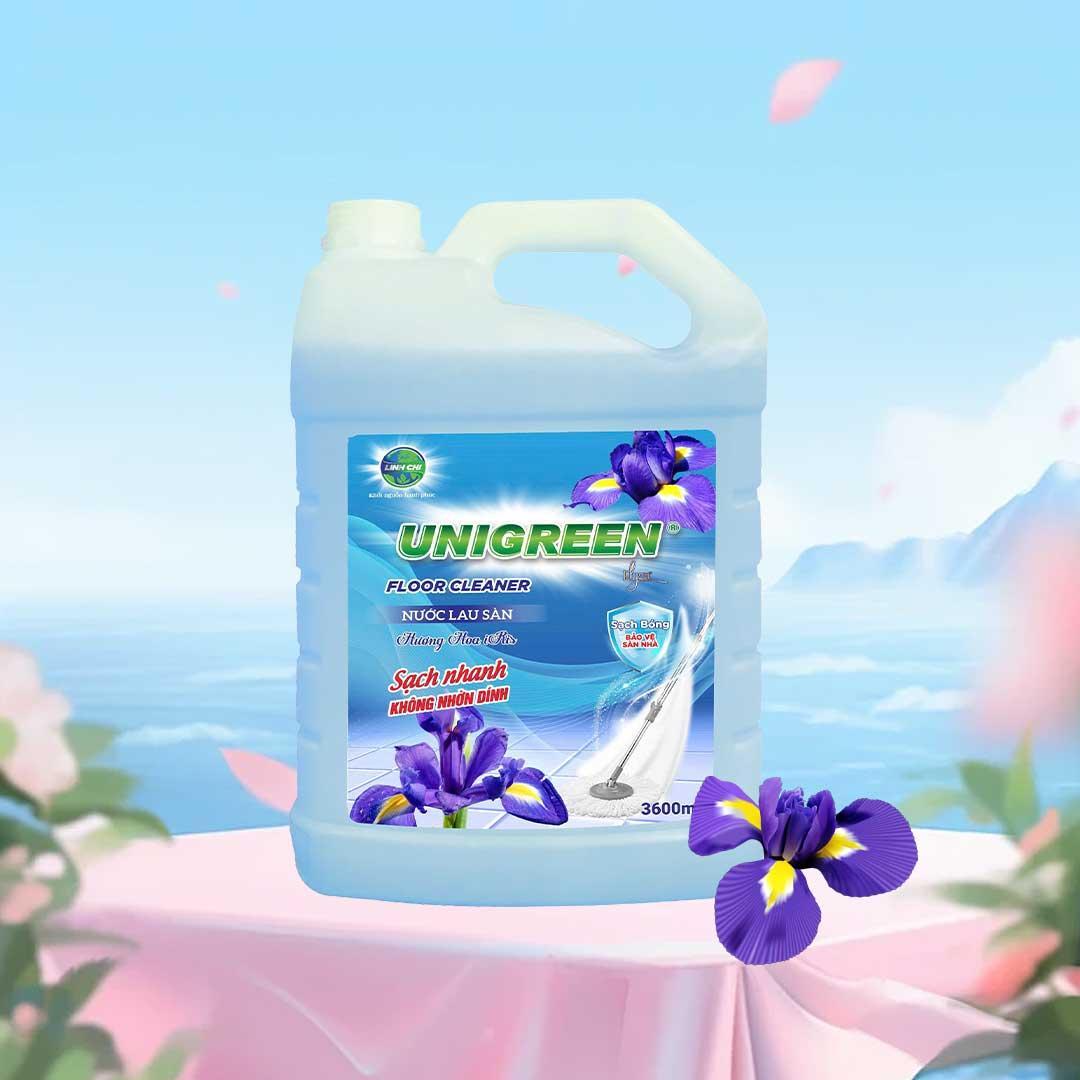 Nước lau sàn Uni Green 3600ml - Hương Iris